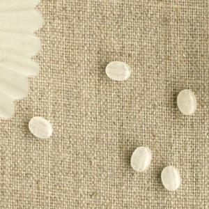 （ チャーム )ホワイトビーズ(2個）