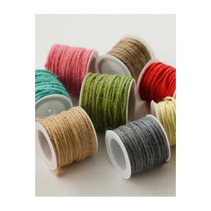 ( 麻ひも ) カラーナチュラルリネン 紐 | 8 color 【 商用利用可 】 手芸 手芸用品