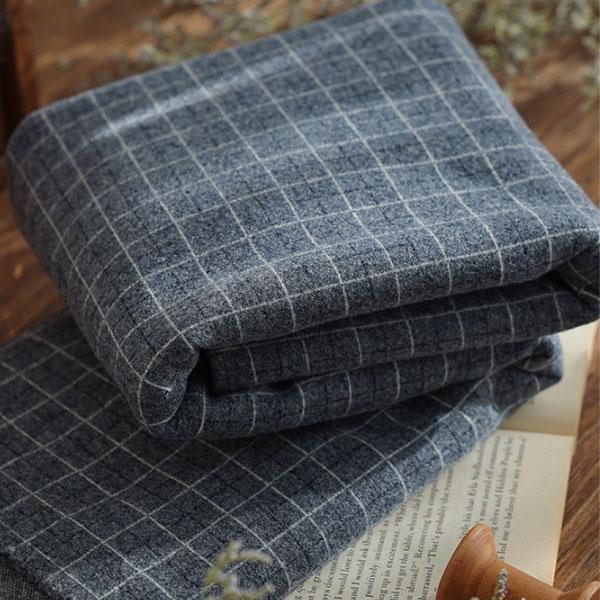 ( 混紡 ) エリオット チェック  ウール混紡チェック生地 │ 【 商用利用可 】【 手作り 手芸...