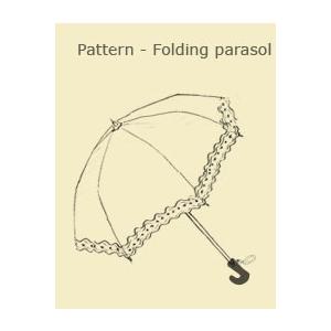 【型紙】折りたたみ式日傘用型紙