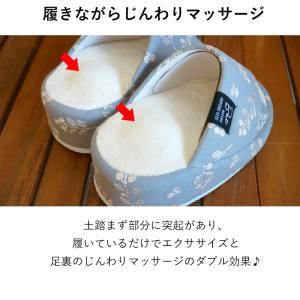 ダイエットスリッパ ツボ押し ルームシューズ ...の詳細画像3