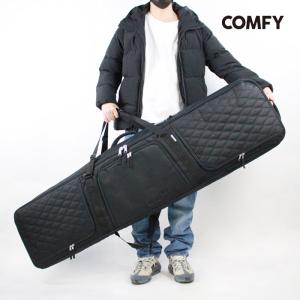 ウィール付き ボードケース コンフィ COMFY WHEELIE BOARD CASE スノーボード アウトドア Black ブラック 黒 スノボー ローラー付き 4way ユニセックス｜nest001