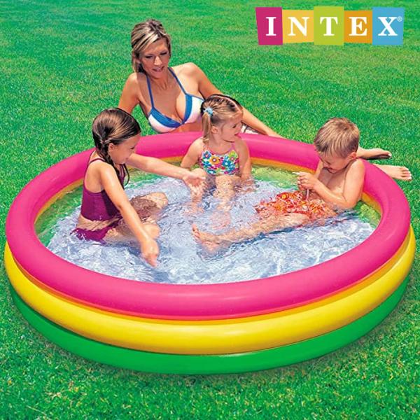 インテックス ビニールプール INTEX サンセットグロープール U-57412 小型プール 114...