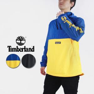 ティンバーランド アノラック ウインドブレーカー TIMBERLAND Windbreaker Hooded Pullover TB0A1N8C Black Gold Fusion プルオーバー US限定モデル｜nest001