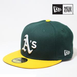 ニューエラ 帽子 キャップ NEWERA ON-FIELD 59FIFTY Oakland ATHLETICS HOME オーセンティック オークランド アスレチックス MLB メジャーリーグ ベースボール