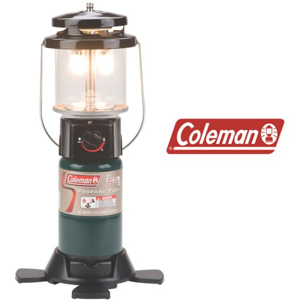 コールマン ガスランタン カバー付き COLEMAN DELUXE 2 MANTLE PROPANE...