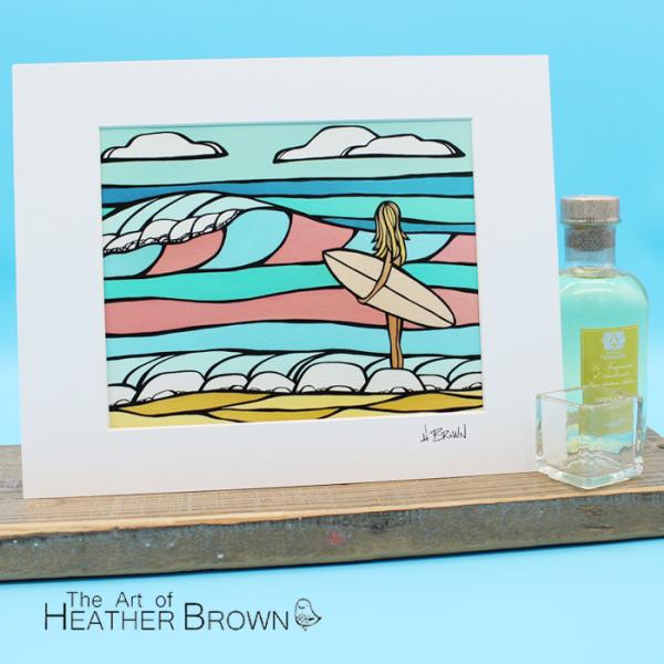 ヘザーブラウン アートプリント 絵画 HEATHER BROWN CANDY SURF HB9546...