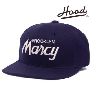 フードハット 帽子 キャップ HOOD HAT MARCY II NY 100-MWL001-NY015-NY Navy ニューヨーク マーシー ベースボールキャップ スナップバック ビンテージ｜nest001