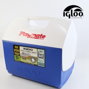 イグルー クーラーボックス IGLOO PLAYMATE PAL COOLER Blue White 32643 6.6L 小型 キャンプ アウトドア BBQ 釣り 部活 スポーツ ベランピング サブクーラー