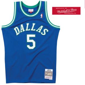 ミッチェル＆ネス ユニフォーム MITCHELL & NESS SWINGMAN JERSEY-JASON KIDD 1994-1995 Dallas Mavericks Blue ジェイソンキッド｜nest001