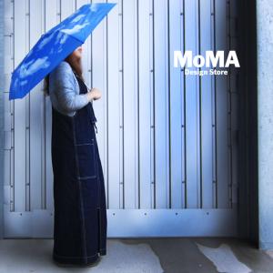 モマ 青空 折りたたみ傘 MoMA Sky Lite Umbrella #88576 ティボールカルマン 傘 コンパクト 梅雨 長雨 メンズ レディース ユニセックス 子供 キッズ 通勤 通学｜nest001