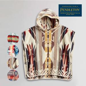 ペンドルトン フード付き子供用タオル PENDLETON XB243 CHILD JACQUARD HOODED TOWEL チャイルドジャガードフーデッドタオル ネイティブ柄 ブランケット 出産祝｜nest001