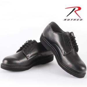 ロスコ 革靴 ROTHCO Military Uniform Oxford Leather Shoes 5085 Black ポストマンシューズ ミリタリー ブーツ 短靴 メンズ 男性｜Ne.S.T