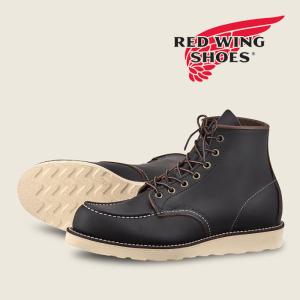 レッドウイング ブーツ ワークブーツRED WING 6inch CLASSIC MOC TOE 8849 Black クラシックモックトゥー  6インチブーツ Width:D