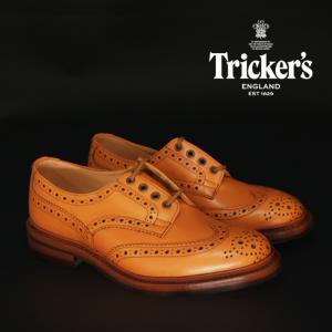 トリッカーズ バートン 革靴 trickers BOURTON DAINITE SOLE M5633/38 Acorn Antique Yellow ダイナイトソール 短靴 ラウンドトゥ ウイングチップ