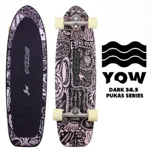 ヤウ サーフスケート ロングボード スケートボード YOW SURFSKATE DARK 34.5 PUKAS SERIES アレックス ローレンツ スケボー オフトレ 陸上サーフ コンプリート｜Ne.S.T