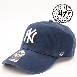 フォーティーセブンブランド キャップ 帽子 47BRAND 47 CLEAN UP NEW YORK YANKEES B-RGW17GWS-HM-HM ニューヨークヤンキース スナップバック｜nest001