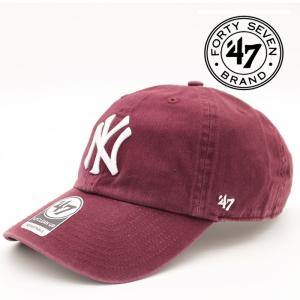 フォーティーセブンブランド キャップ 帽子 47BRAND 47 CLEAN UP NEW YORK YANKEES B-RGW17GWS-KM-KM ニューヨークヤンキース スナップバック｜nest001