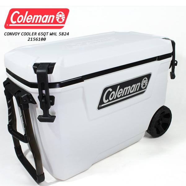 コールマン クーラーボックス ホイール付き COLEMAN CONVOY COOLER 65QT W...