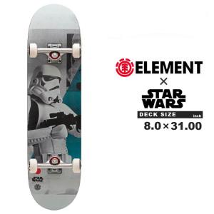 スケートボード コンプリート エレメント×スターウォーズ ELEMENT SKATEBOARDS COMPLETE STAR WARS STORM TROOPER ALYXW00155 ストームトゥルーパー スリック｜nest001