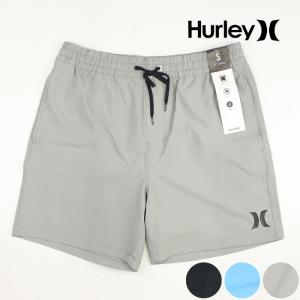 ハーレー 海パン O&O サーフパンツ HURLEY ONE AND ONLY SOLID VOLLEY 17 BOARDSHORTS MBS0011010 17インチ丈 ストレッチ 短パン サーフ サーフィン メンズ