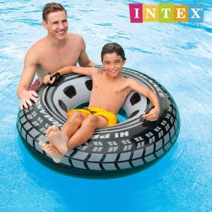 インテックス 浮き輪 フロート INTEX モンスター トラックチューブ うきわ 浮輪 U-56268 119cm プール 海｜nest001