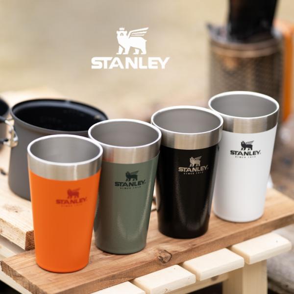 スタンレー STANLEY ゴースタッキング真空パイント 0.47L 4本セット Green Mat...