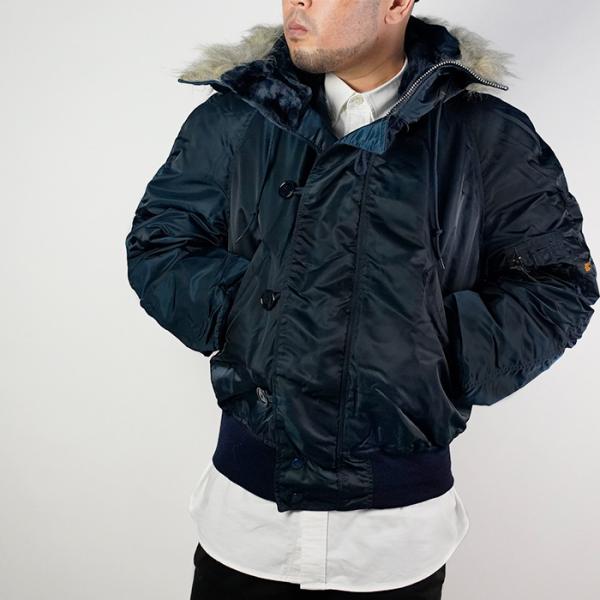 アルファ フライトジャケット Alpha N-2B ECW PARKA MADE IN USA  M...