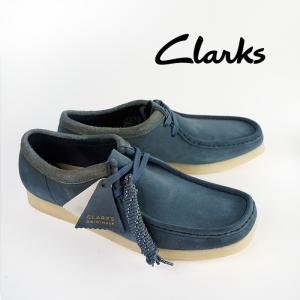 クラークス ワラビー ブーツ CLARKS ORIGINALS WALLABEE 26166306 Blue Suede ブルー スエード 【USサイズ】 ブーツ カジュアル シューズ メンズ 男性