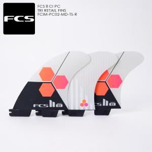 サーフィン フィン トライフィン FCS FCS2 CI PC TRI RETAIL FINS FCIM-PC02-MD-TS-R Mサイズ White ホワイト 白 Channel Islands Surfboards チャネル｜nest001