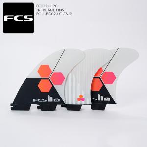 サーフィン フィン トライフィン FCS FCS2 CI PC TRI RETAIL FINS FCIL-PC02-LG-TS-R Lサイズ White ホワイト 白 Channel Islands Surfboards チャネル｜nest001