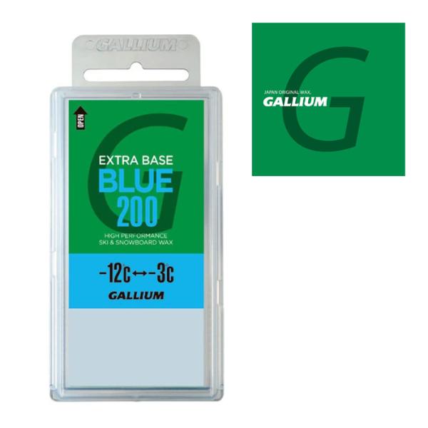 ガリウム ワックス GALLIUM EXTRA BASE Blue 200g エキストラベース ブル...
