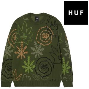 HUF（ハフ） セーター HUF TRIBAL CREW NECK SWEATER ニット クルー