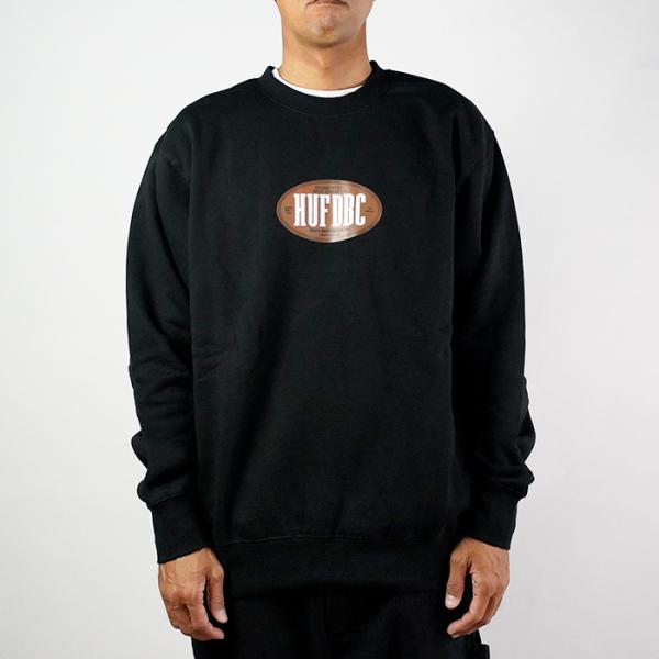 ハフ スウェット トレーナー HUF BEAT CREATOR CREWNECK PF00574 B...