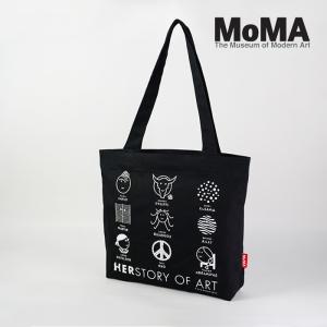 モマ トートバッグ 鞄 MOMA HERSTORY OF ART TOTE ハーストーリー オブ アート バッグ 肩掛け エコバッグ レジ袋 ミニマル オノ ヨーコ アグネス ルイーズ｜nest001