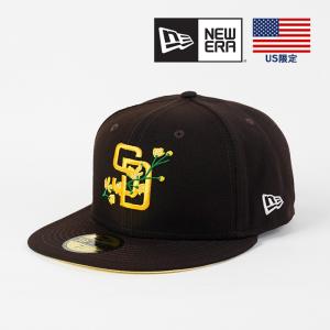 ニューエラ 帽子 キャップ NEWERA 59FIFTYFITTED SIDEPATCH BLOOM SAN DIEGO PADRES 60288178 Brown ブラウン サイドパッチ ブルーム サンディエゴ パドレス｜nest001