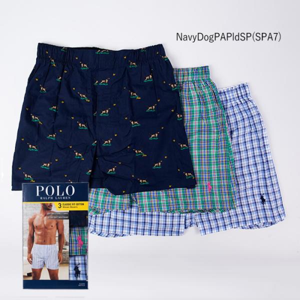 ポロ ラルフローレン トランクスタイプ 3枚セット POLO RALPH LAUREN 1/20 P...