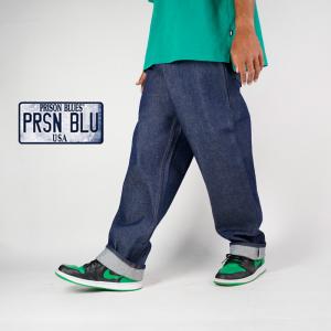 プリズンブルース ジーンズ デニム PRISON BLUES RELAXED FIT JEANS 5 PKTS Without Suspender Buttons 103 1031111 Rigid Blue アメリカ製 作業着｜nest001