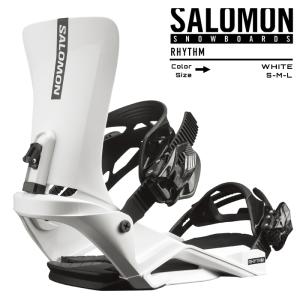 [日本正規品]スノーボード ビンディング サロモン リズム 2023 SALOMON RHYTHM White バインディング スノボー 22-23 男性 女性 メンズ レディース ユニセックス｜nest001