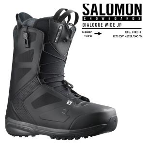 スノーボード ブーツ サロモン ダイアログ ワイド JP 2023 SALOMON DIALOGUE WIDE JP Black Black Magnet L41482400 スノボー 22-23 男性 メンズ