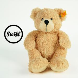 シュタイフ テディベア ぬいぐるみ STEIFF FYNN TEDDY BEAR 111327 28cm Beige ベージュ 中型 ドイツ 職人 手作業 伝統 ボタン・イン・イヤー｜nest001