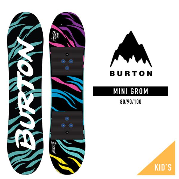 [日本正規品]スノーボード 板 ボード バートン ミニ グロム フラット 2024 BURTON K...