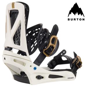 [日本正規品]スノーボード ビンディング バートン ジェネシス リフレックス 2024 BURTON MEN'S GENESIS Re:Flex White/Gold バインディング スノボー 23-24｜Ne.S.T