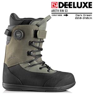 [日本正規品]ブーツ  2024 DEELUXE ARETH RIN S3 Dark Green コラボレーション コラボ スノボー 23-24 メンズ｜nest001