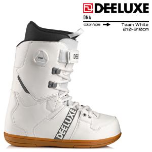 [日本正規品]スノーボード ブーツ ディーラックス ディーエヌエー 2024 DEELUXE DNA Team White チームホワイト 白 スノボー 23-24 男性 メンズ