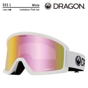 [日本正規品]スノーボード ゴーグル ドラゴン 2024 DRAGON DX3 L White/Lumalens Pink Ion S03 スノボー 23-24 スキー｜nest001