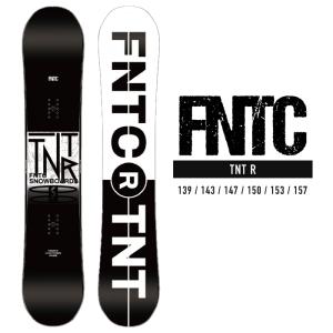 [日本正規品]スノーボード 板 ボード エフエヌティーシー 2024 FNTC TNT R Black White ブラックホワイト 黒白 ティーエヌティーアール グラトリ TNTR｜nest001