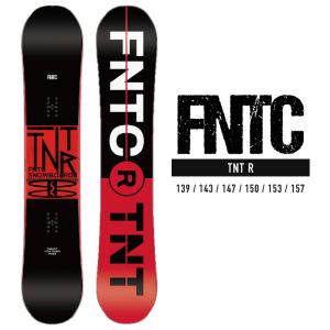 [日本正規品]スノーボード 板 ボード エフエヌティーシー 2024 FNTC TNT R Black Red ブラックレッド 黒赤 ティーエヌティーアール グラトリ TNTR