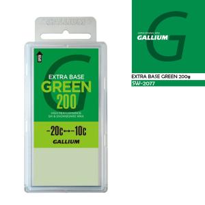 ガリウム GALLIUM EXTRA BASE 200g Green ベースワックス SW-2077 スノーボード スキー メンテナンス用品 チューニング 日本正規品｜nest001
