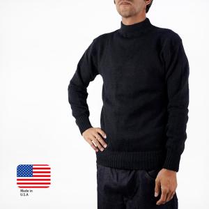 水兵用セーター U.S.NAVY USN WOOL GOB DECK SWEATER ウール ゴブセーター モックネック デッドストック メンズ ミリタリー 軍物 アメリカ軍 海軍 防寒 インナー｜nest001